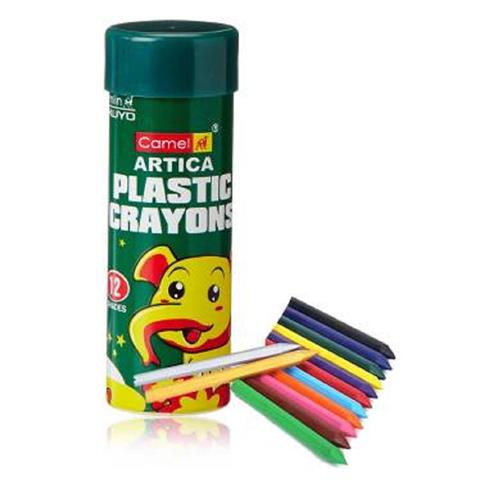 CAMEL PLASTIC CRAYONS 12 SHADES